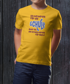 T-Shirt - Bereit für die Schule... - Variante 2