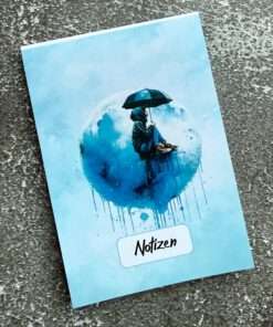 A6 Notizblock "Moon Girl 2"