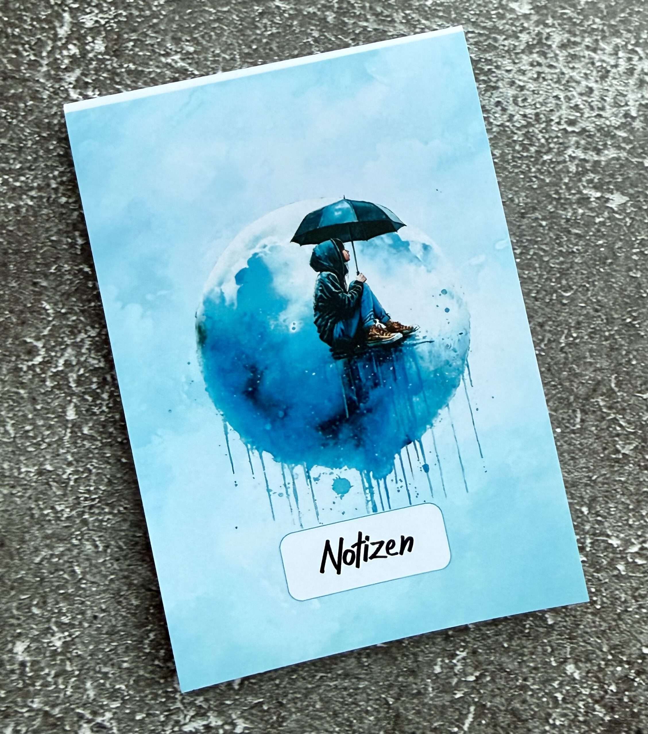 A6 Notizblock "Moon Girl 2"