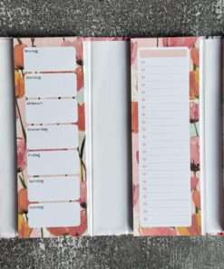 Falt-Notizblock-Set "Tulpen" vierfach