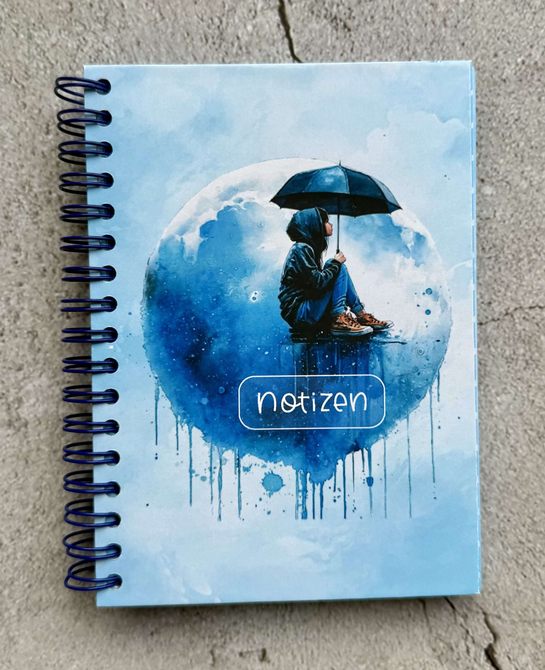 A6 Notizbuch "Moon Girl 2"