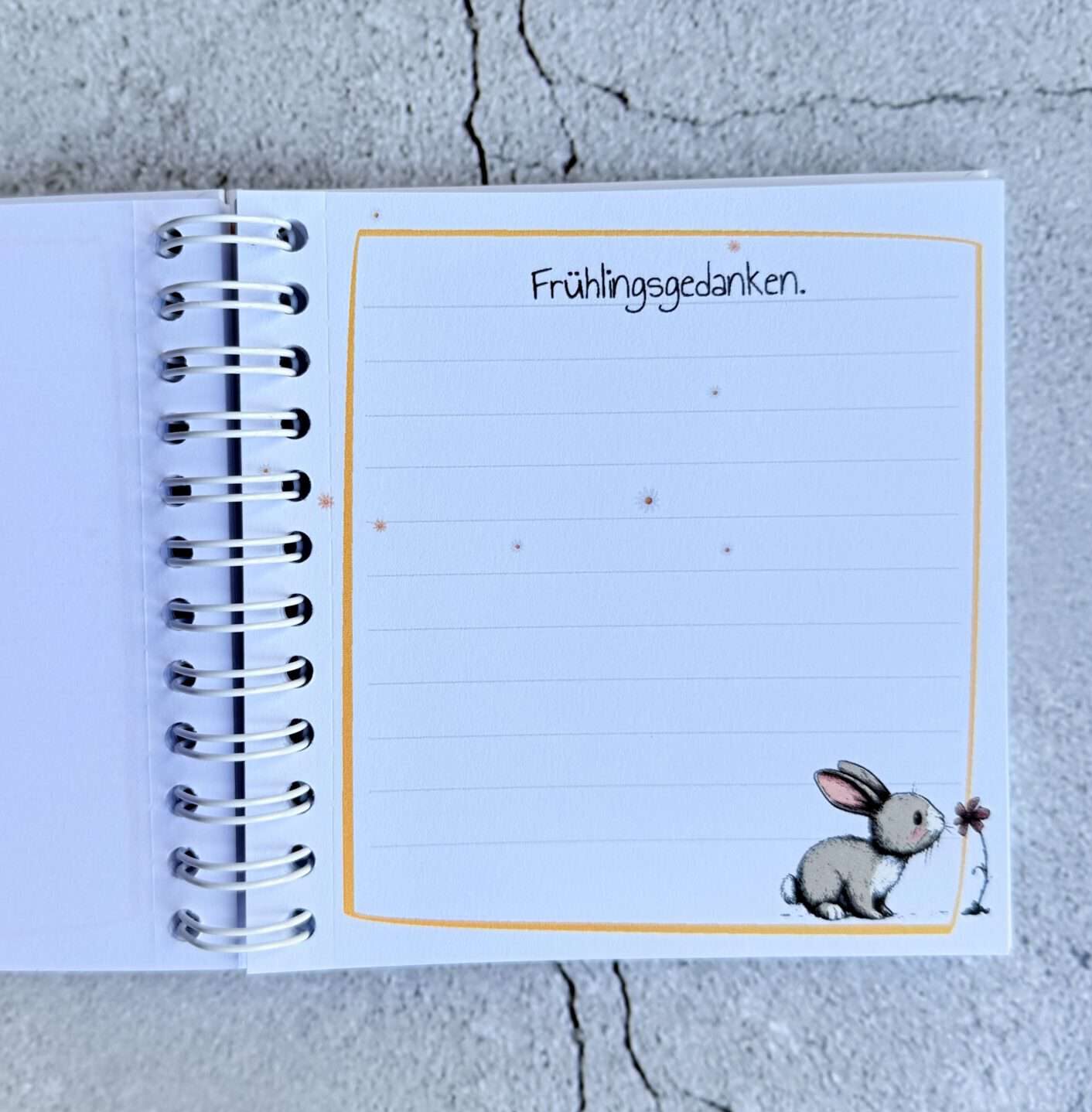 Notizbuch "Frühlingsgedanken" 105x105mm – Bild 3