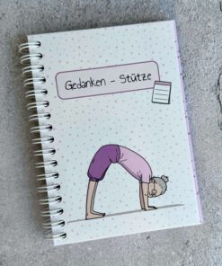 A6 Notizbuch "Gedanken-Stütze"