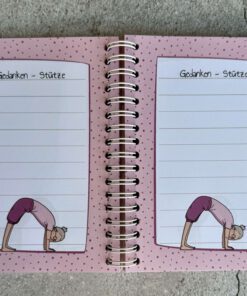 Alternative view of A6 Notizbuch "Gedanken-Stütze"