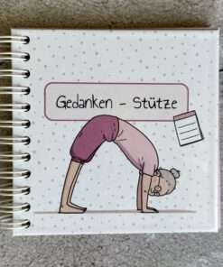Notizbuch "Gedanken-Stütze" 105x105mm