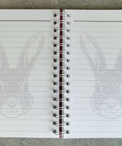 Alternative view of A5 Notizbuch "Hase" mit Stoffeinband