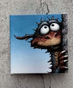 Hardcover-Haftnotiz-Büchlein  "Drache 1"