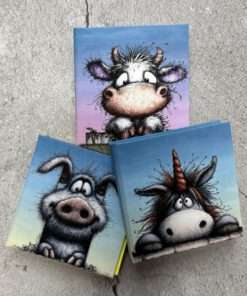 Alternative view of Hardcover-Haftnotiz-Büchlein  "Einhorn 1"