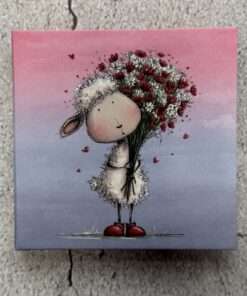 Hardcover-Haftnotiz-Büchlein  "Schaf 2"