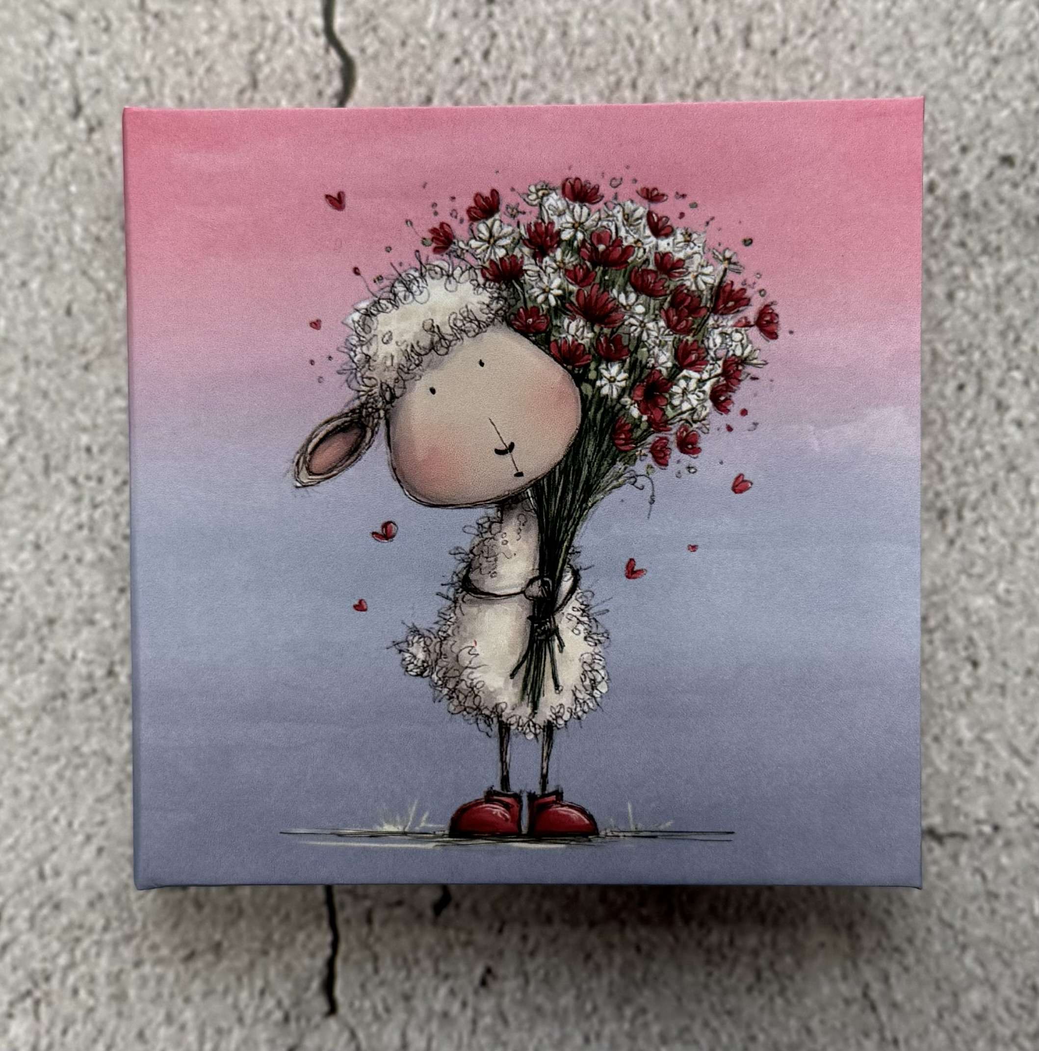 Hardcover-Haftnotiz-Büchlein "Schaf 2"