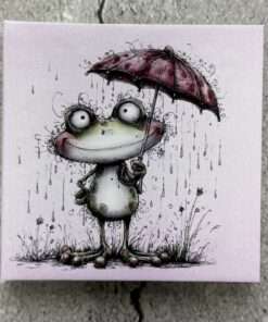 Hardcover-Haftnotiz-Büchlein  "Frosch 1"