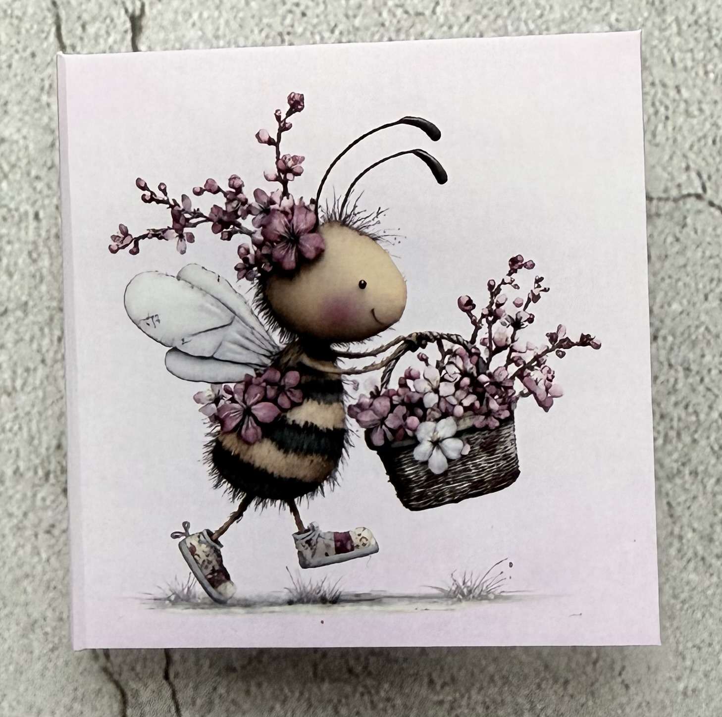 Hardcover-Haftnotiz-Büchlein "Biene 1"
