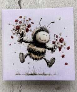 Hardcover-Haftnotiz-Büchlein  "Biene 2"