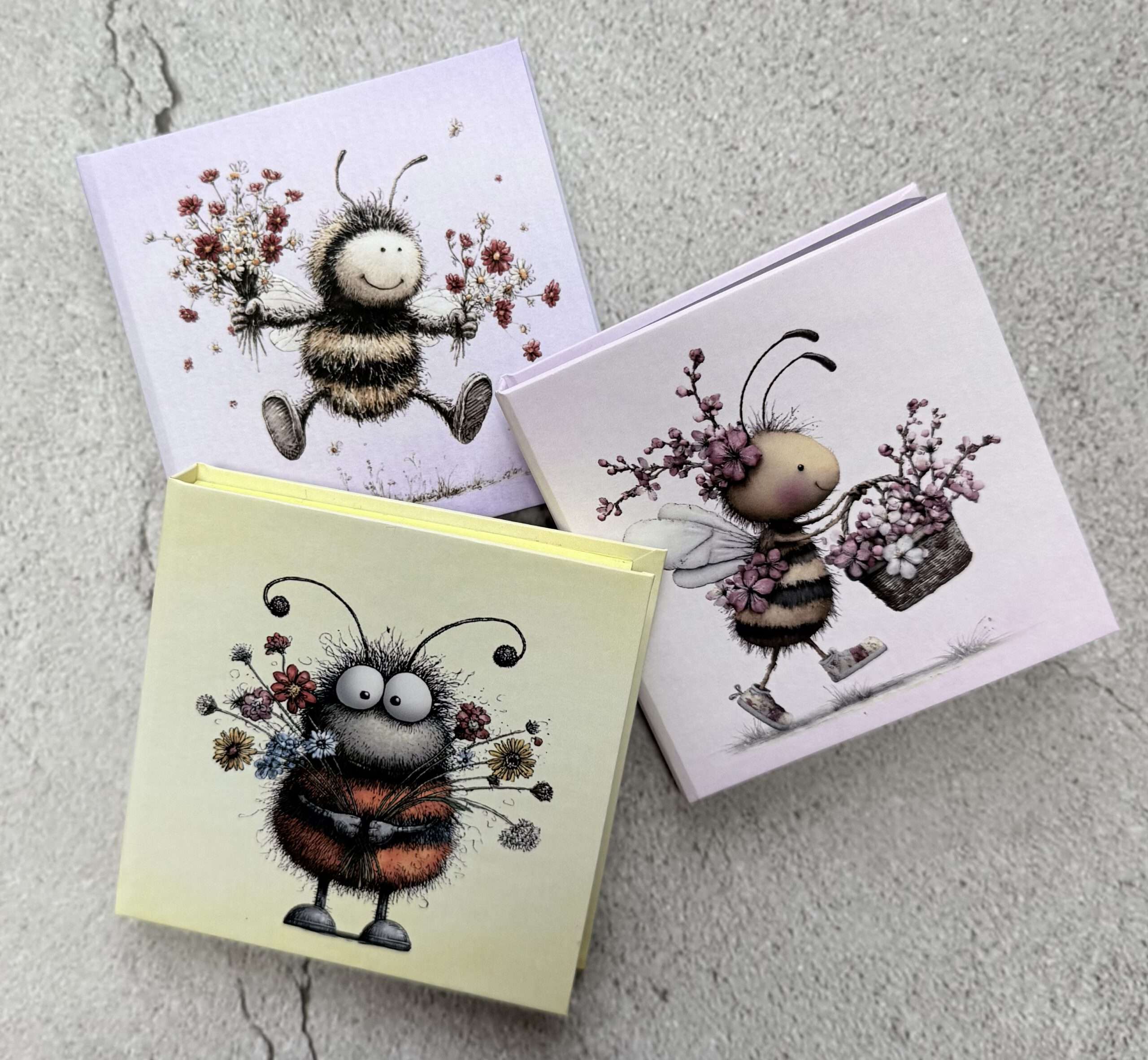 Hardcover-Haftnotiz-Büchlein "Hummel 1" – Bild 3