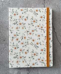 Hardcover für A6 Notizblock "Gänseblümchen 1"