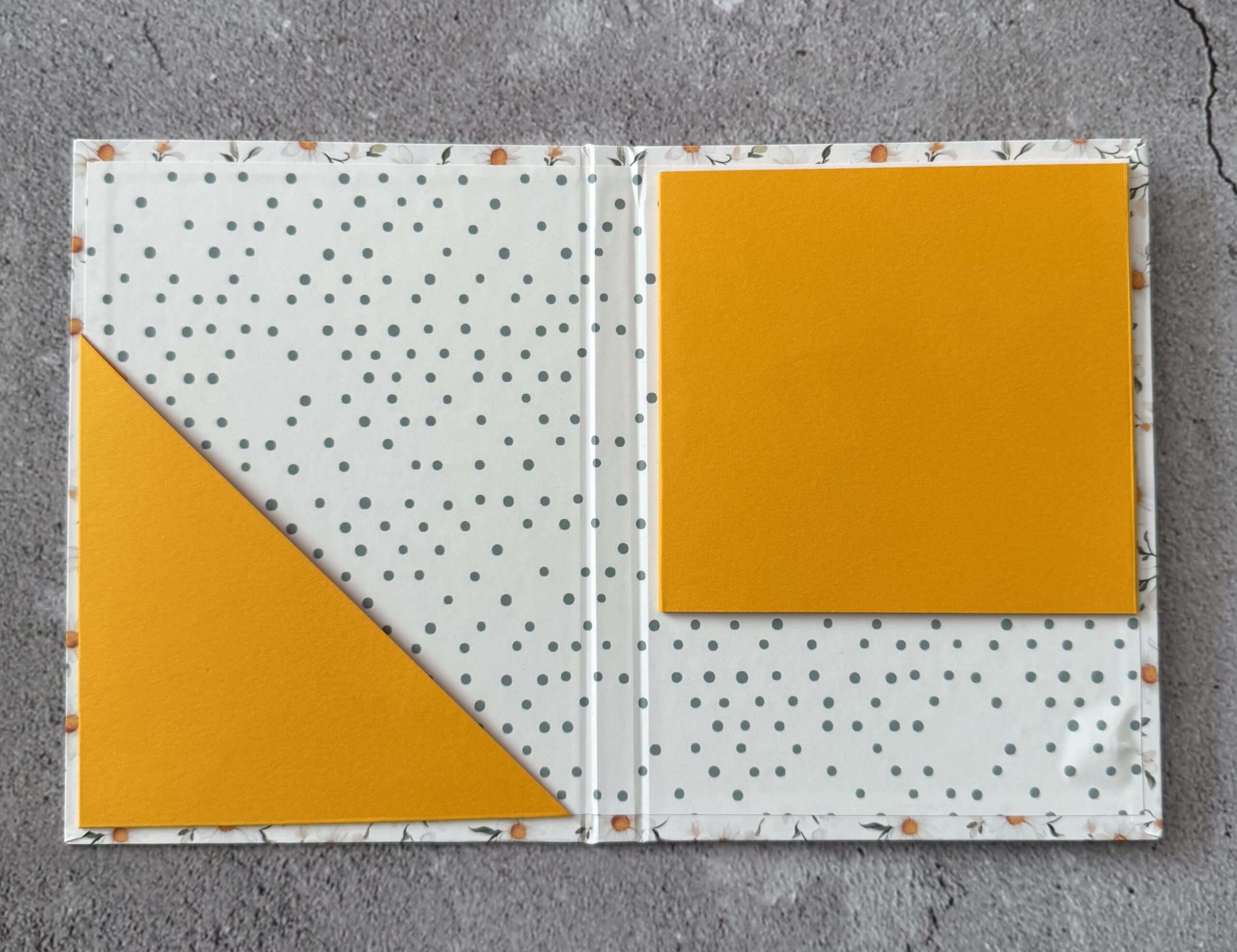 Hardcover für A6 Notizblock "Gänseblümchen 1" – Bild 2