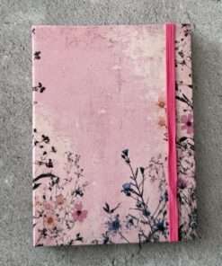 Hardcover für A6 Notizblock "Blumenwiese 2"