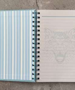 Alternative view of A5 Notizbuch "Wolf" mit Stoffeinband