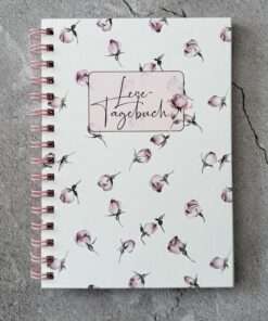 A5 Lese-Tagebuch "Kleine Rosen"