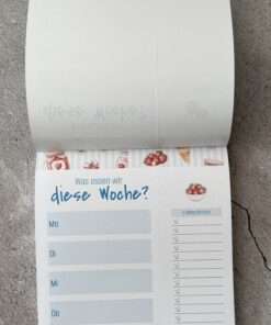 A5 Notizblock "Essensplan + Einkaufsliste" – Bild 3