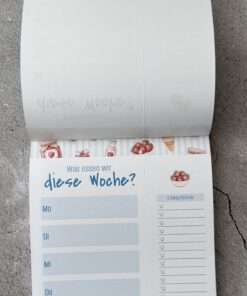A5 Notizblock "Essensplan + Einkaufsliste" – Bild 4
