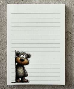 A6 Notizblock "Teddybär 1"