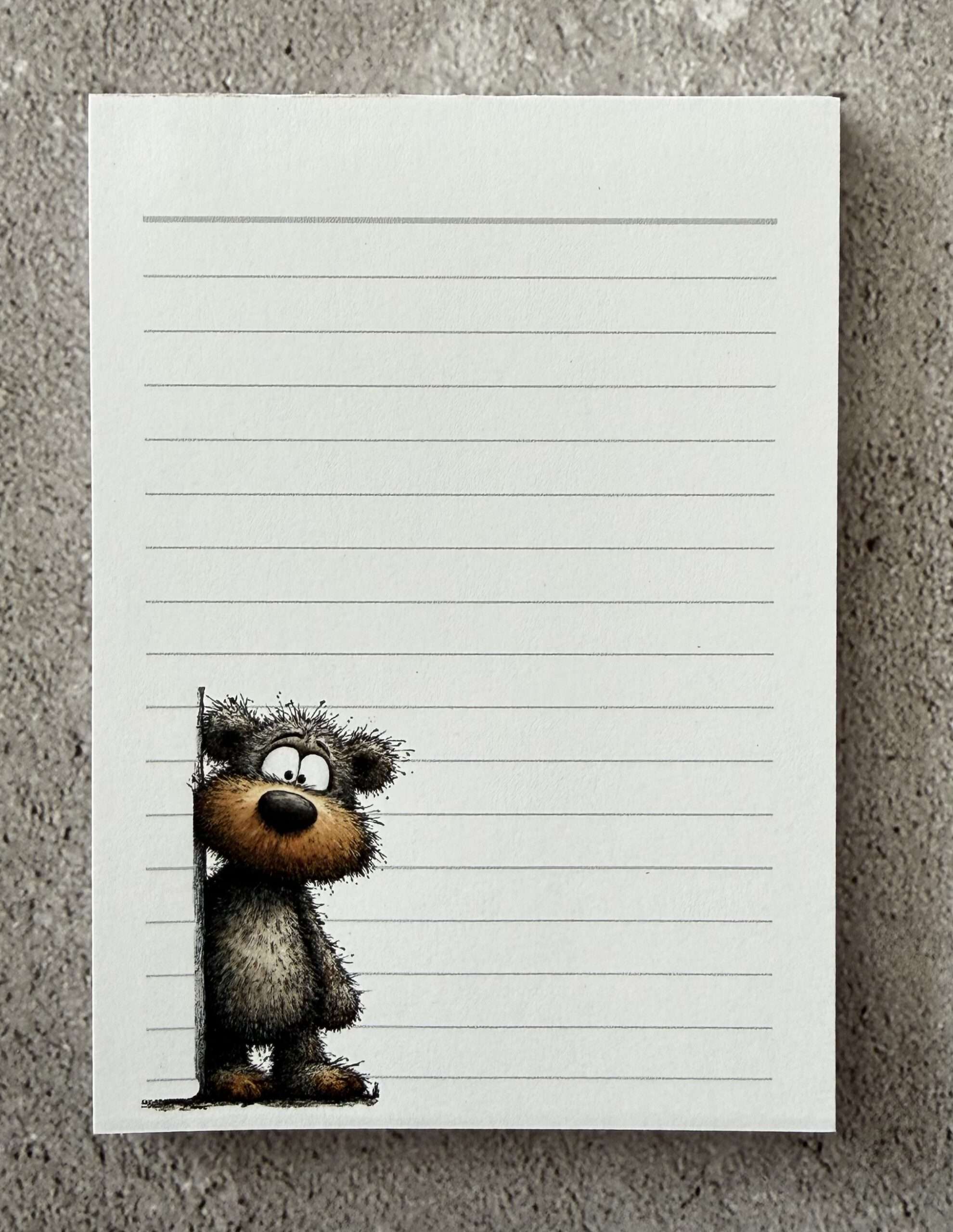 A6 Notizblock "Teddybär 1"