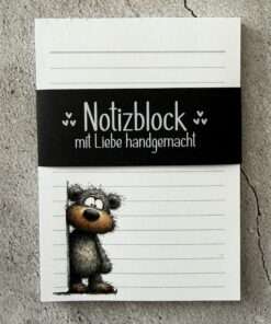 Alternative view of A6 Notizblock "Teddybär 1"