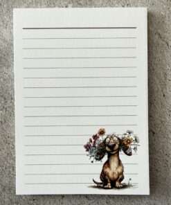 A6 Notizblock "Dackel 3"