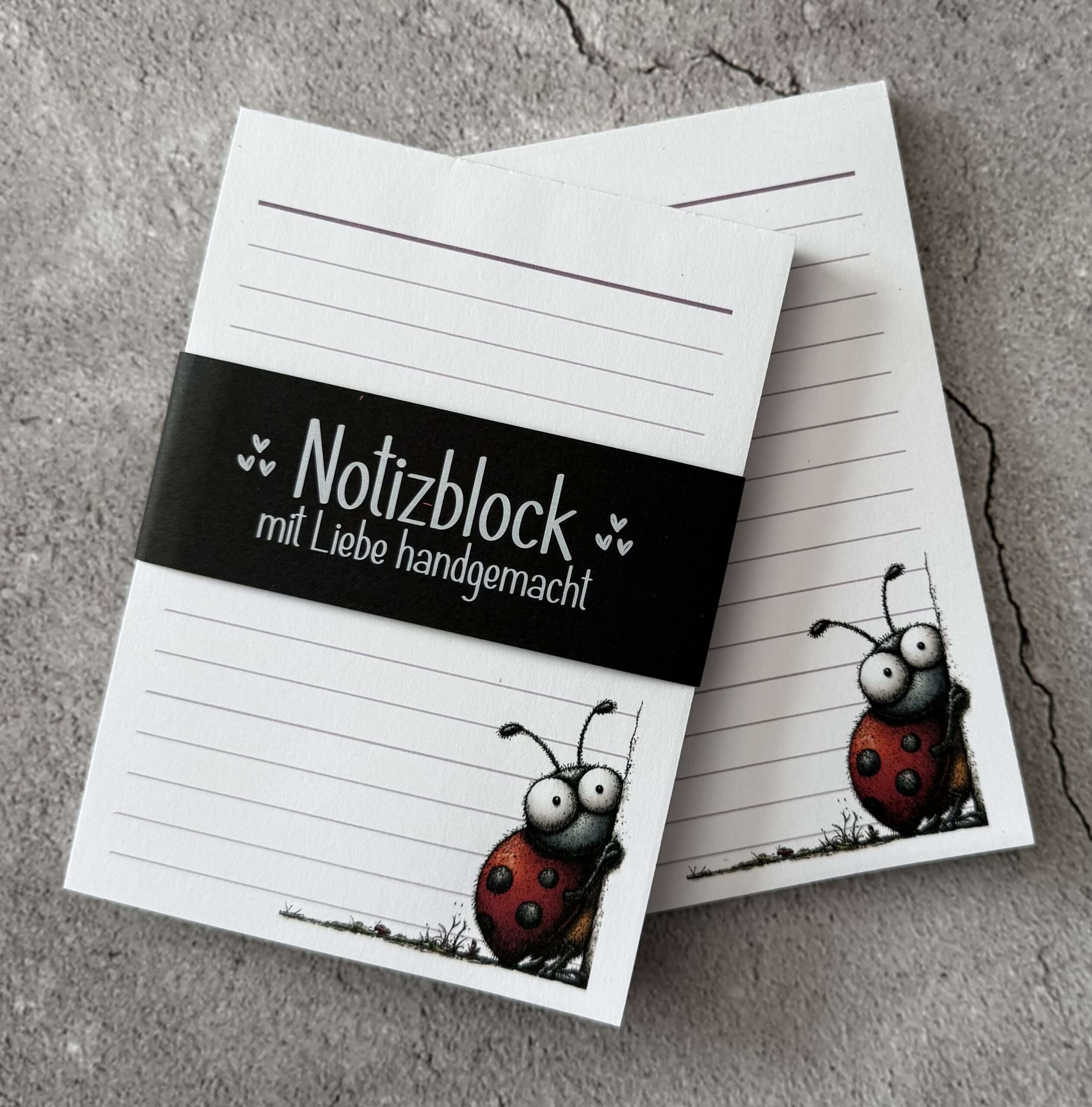 A6 Notizblock "Marienkäfer 3" – Bild 3