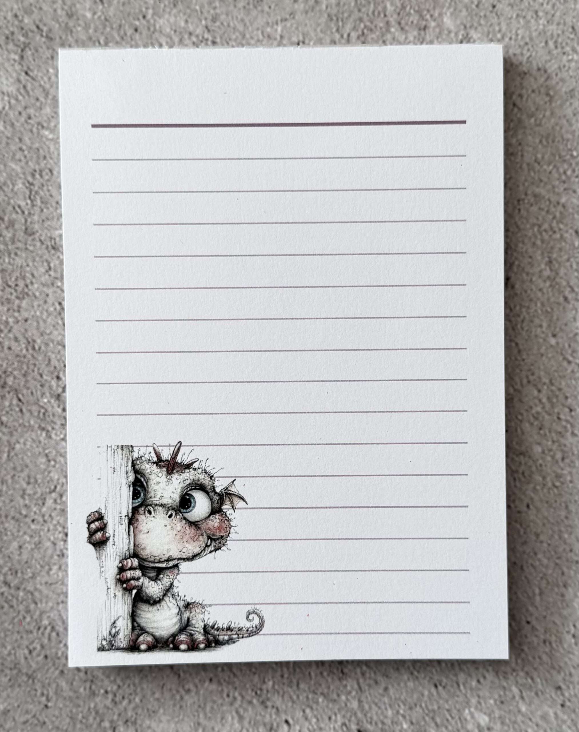 A6 Notizblock "Drache 3"