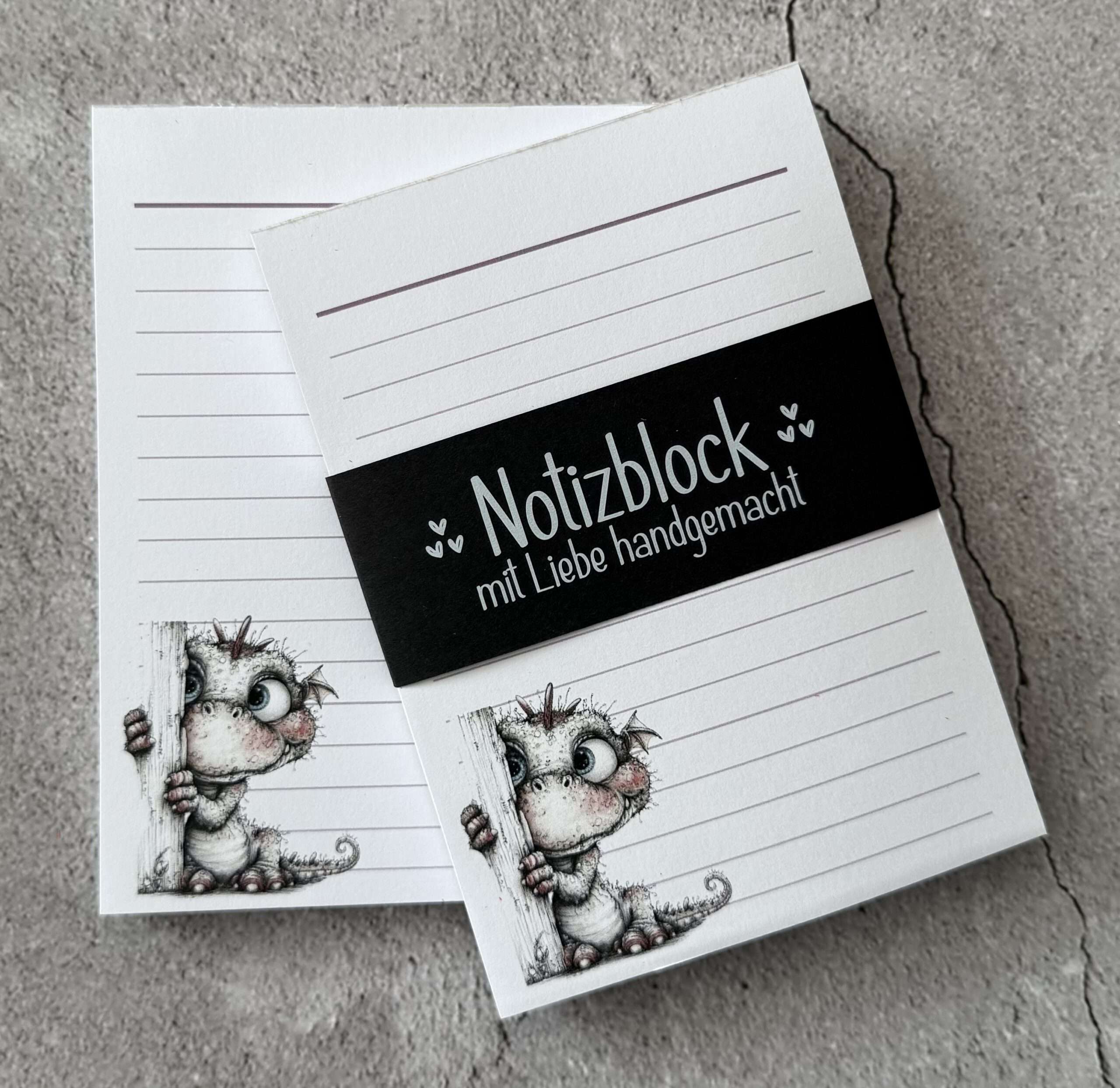 A6 Notizblock "Drache 3" – Bild 3