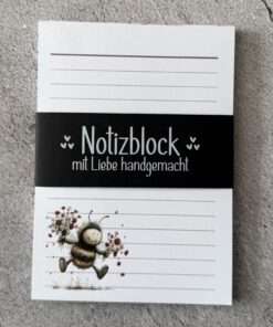 Alternative view of A6 Notizblock "Biene 2"