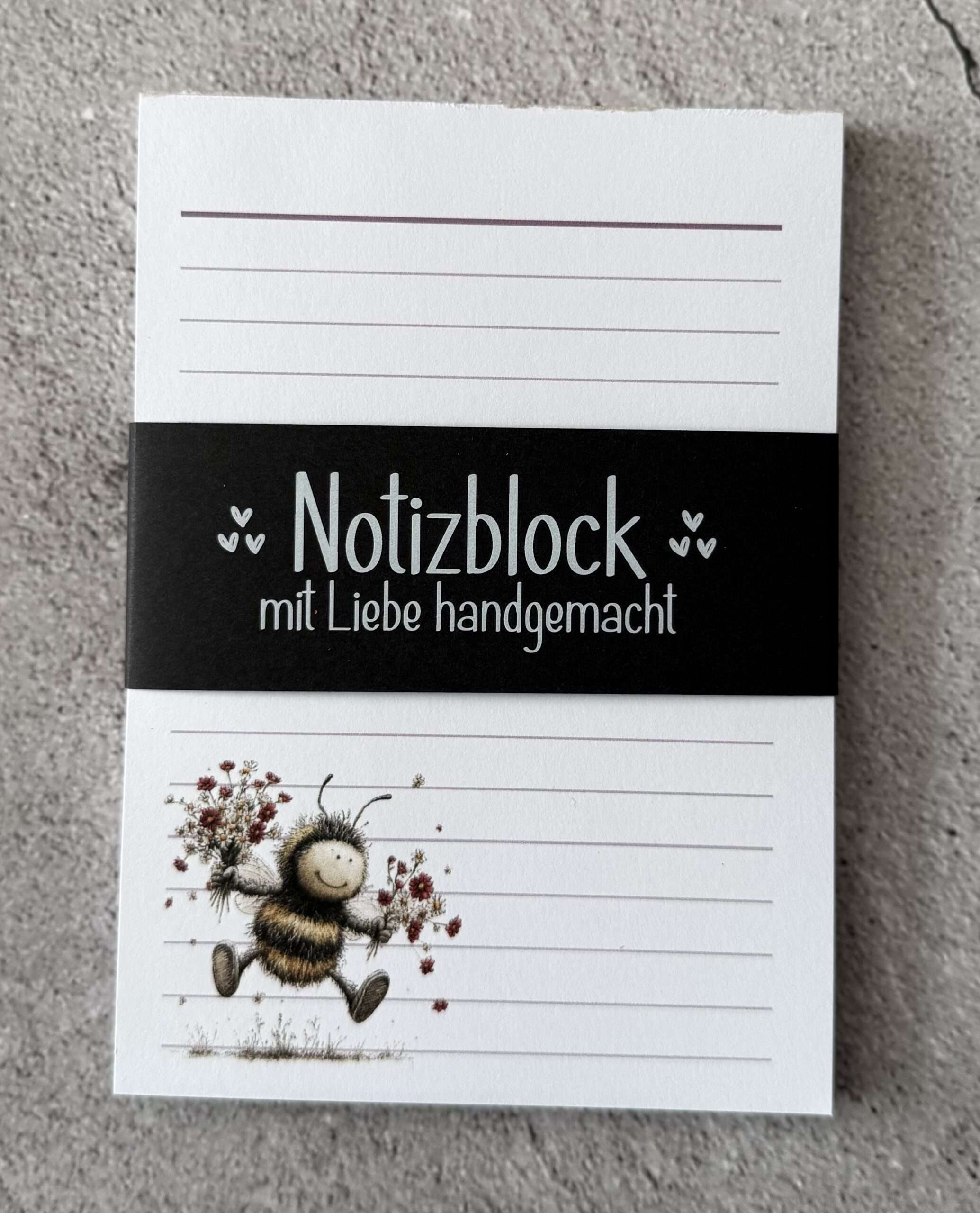 A6 Notizblock "Biene 2" – Bild 2