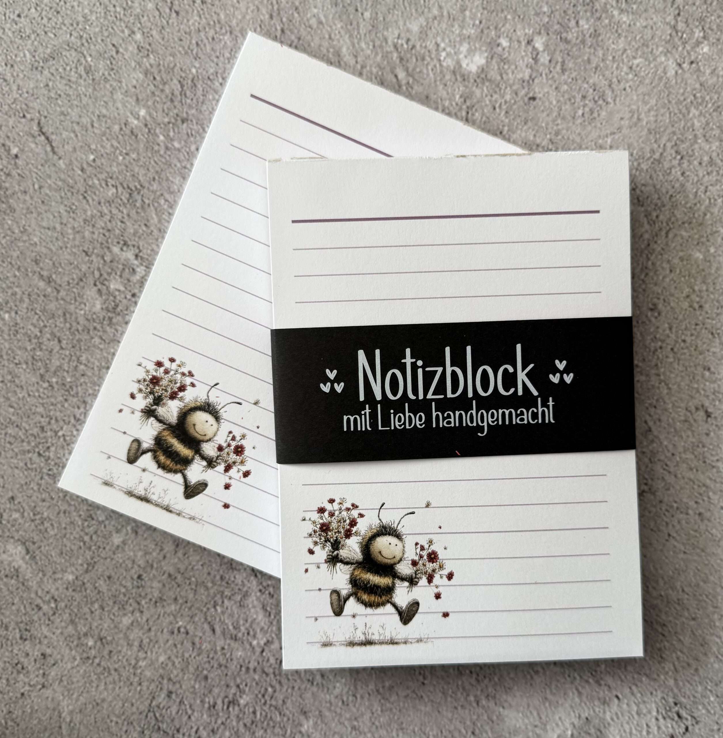 A6 Notizblock "Biene 2" – Bild 3
