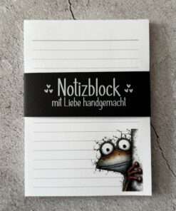 Alternative view of A6 Notizblock "Frosch 3"