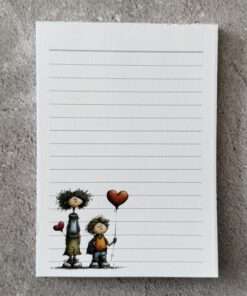 A6 Notizblock "Mutter mit Sohn 1"