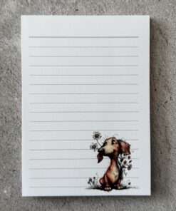 A6 Notizblock "Dackel 2"