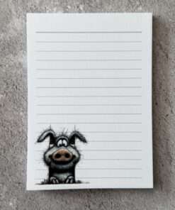 A6 Notizblock "Schwein 1"