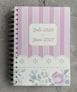 A5 Tages-Kalender Juli 2026 - Juni 2027 "Romantik"
