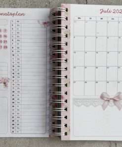 Alternative view of A5 Tages-Kalender Juli 2026 - Juni 2027 "Romantik"