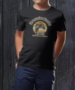 T-Shirt - Grundschule - Level abgeschlossen - Variante 2